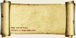 Jana Zakić vizit kartica